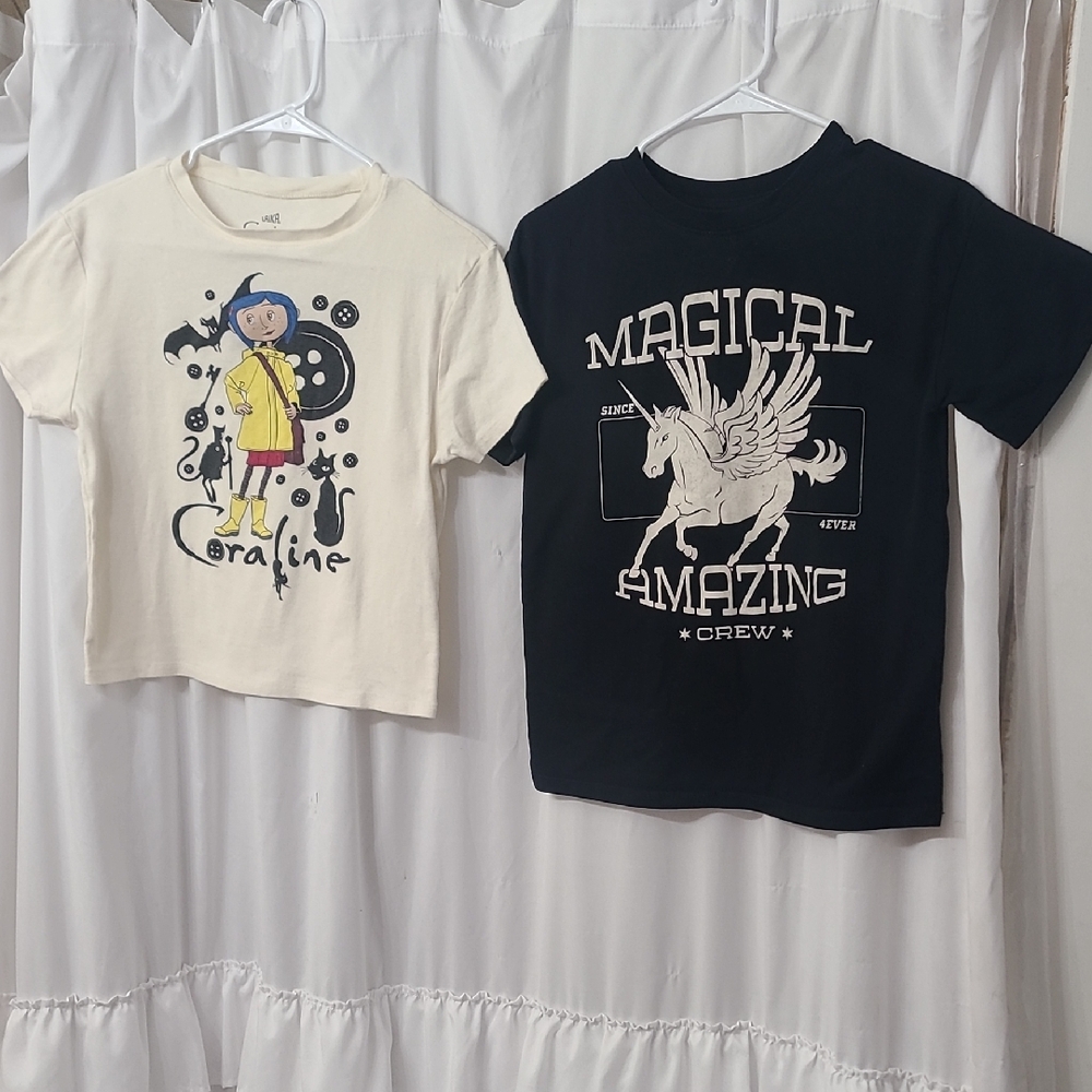 Coraline Kids Graphic T-Shirt - Cream